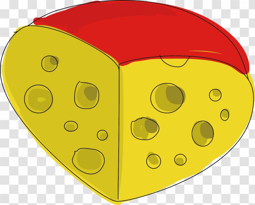 Cartoon Milk Bread - Material - Vector Cheese Transparent PNG