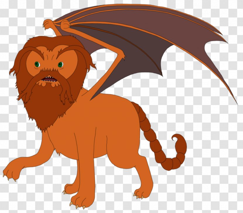 Cat Comics Fan Art Cartoon - Manticore Transparent PNG