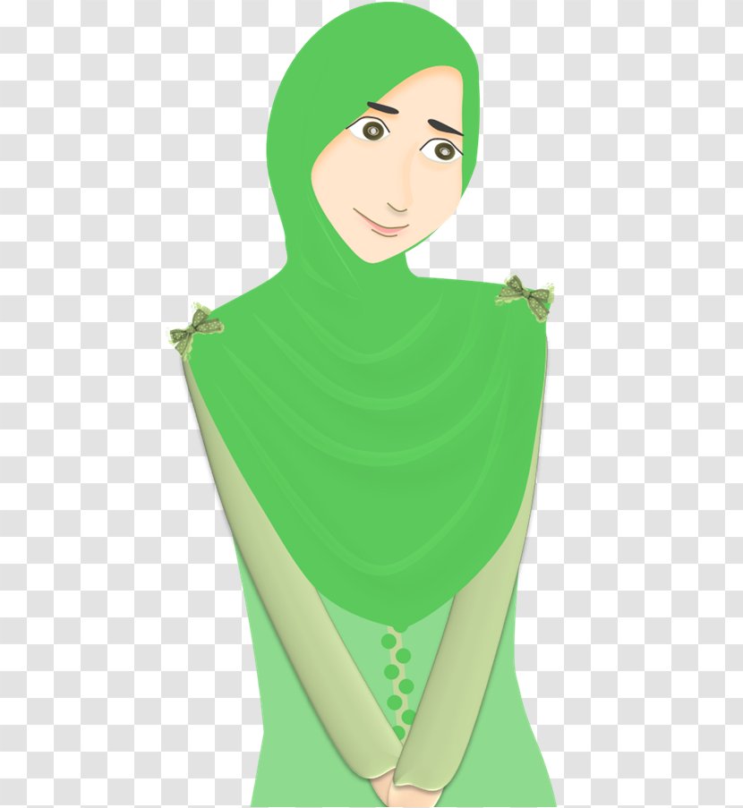 Shoulder Cartoon Outerwear Green - Silhouette - Mata Kucing Transparent PNG