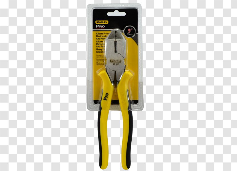 Lineman's Pliers Stanley Hand Tools Bolt Cutters Transparent PNG