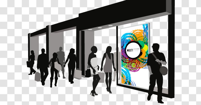 Illustration Vector Graphics Image Drawing Shopping Centre - Display Advertising - Outdoors Agencies Transparent PNG