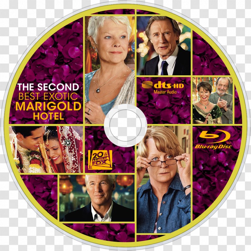 Judi Dench The Second Best Exotic Marigold Hotel DVD STXE6FIN GR EUR - Bill Nighy Transparent PNG