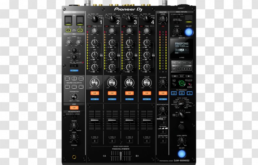 Pioneer DJM-750 DJ Mixer Audio Mixers - Electronics - Midi Transparent PNG
