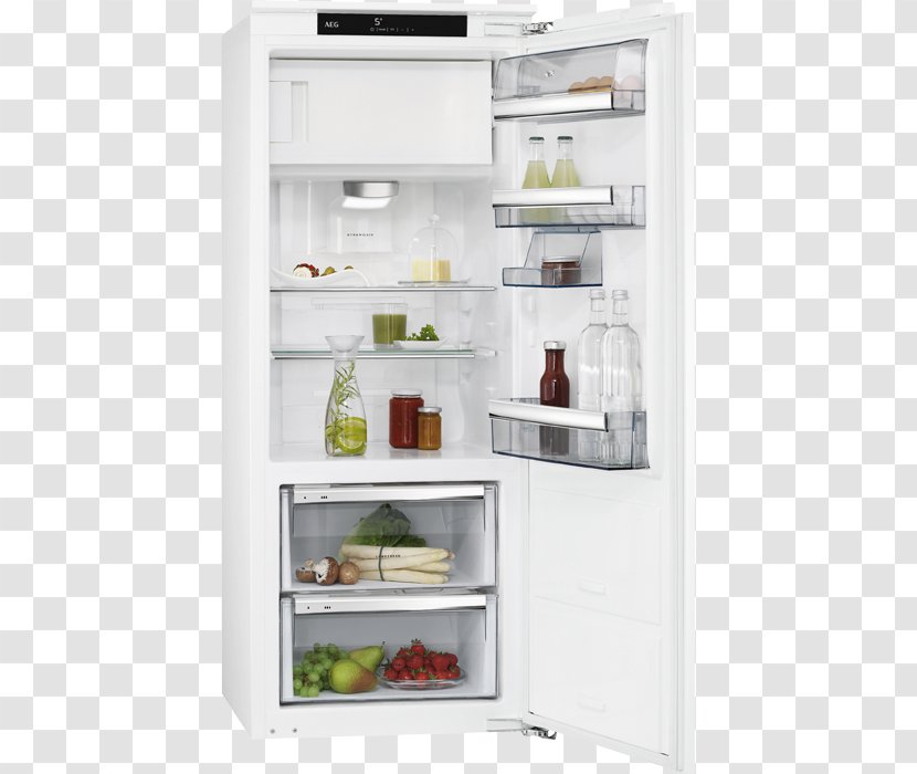 Refrigerator Aeg Fridge-freezer Cm. 56 H 122 AEG SKS91200F0 - Siemens Transparent PNG