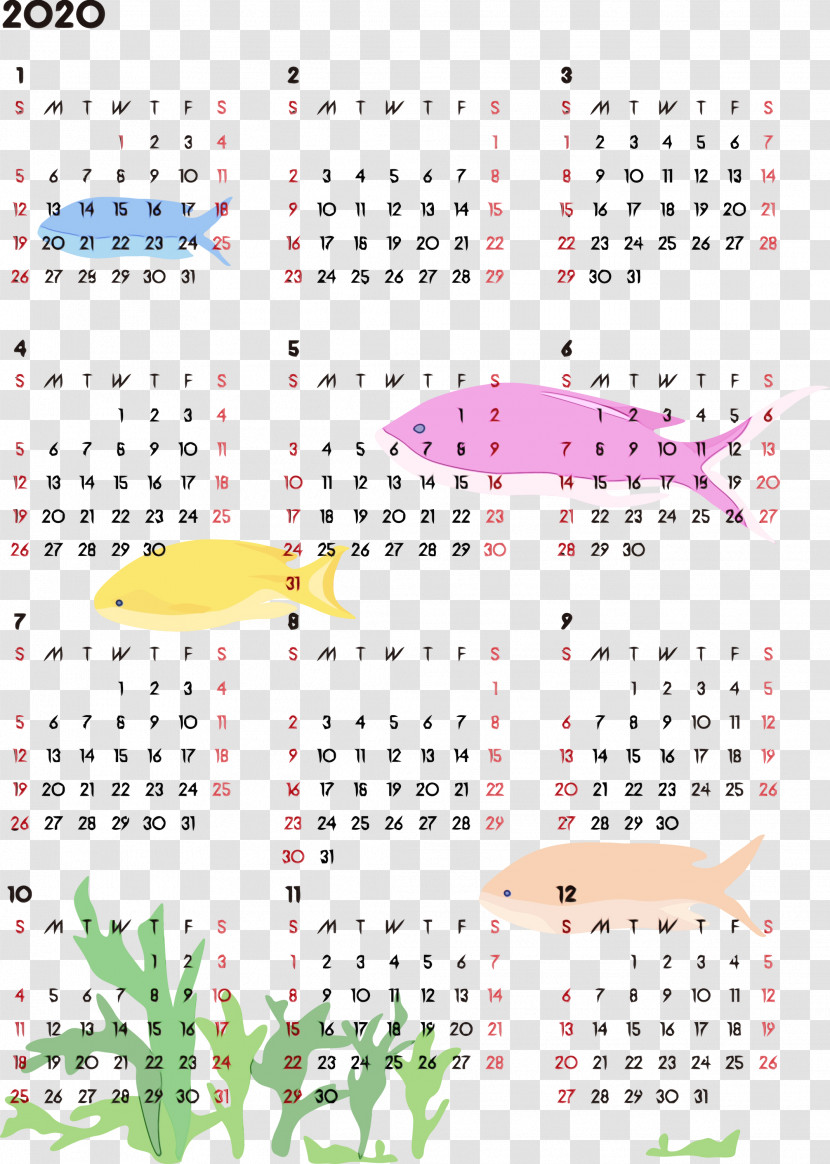 Text Line Font Calendar Pattern Transparent PNG