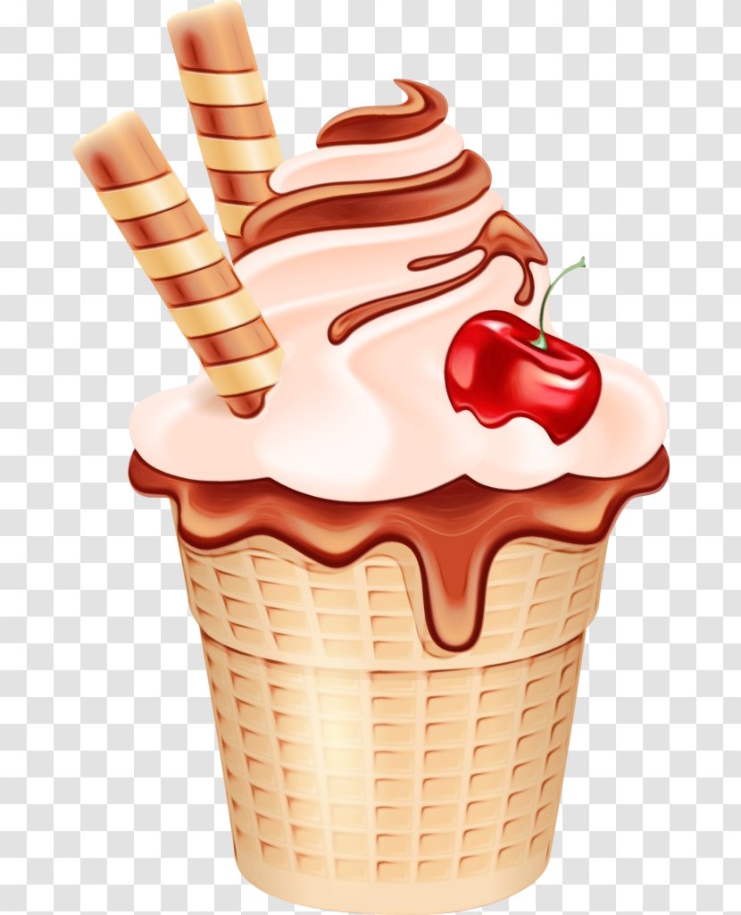 Ice Cream - Baking Cup - Dairy Transparent PNG