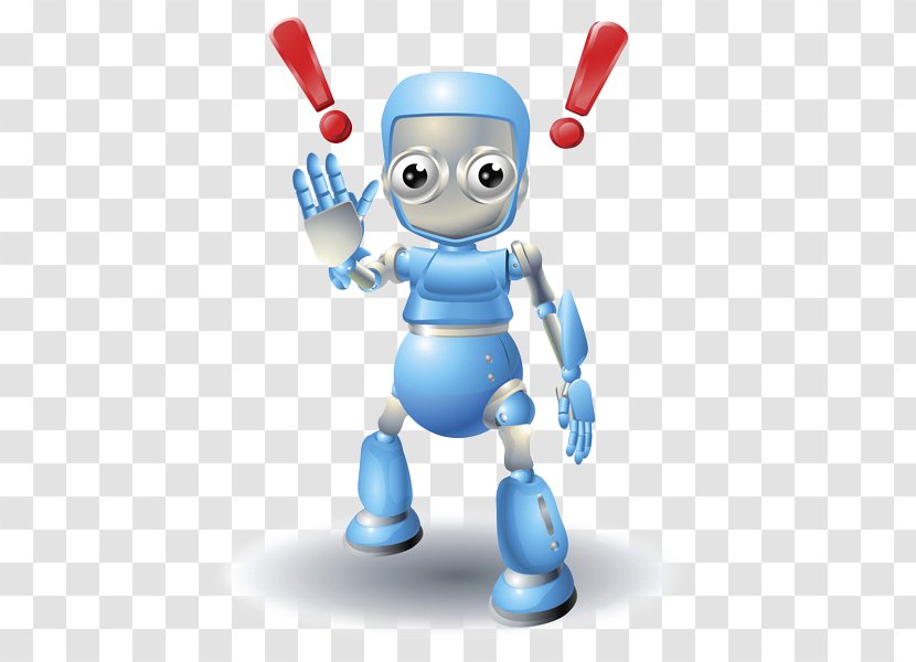 Robot Cartoon Royalty-free Clip Art - A With Greeting Transparent PNG