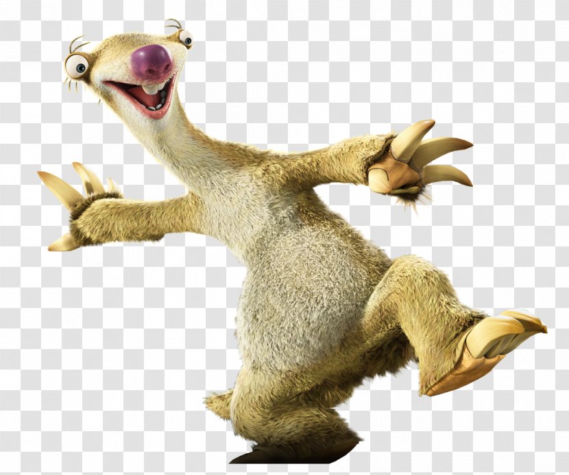 Sid Scrat Ice Age Sloth Character - Continental Drift Transparent PNG