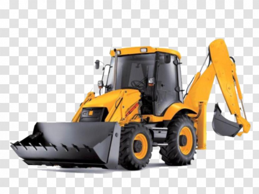 JCB Backhoe Loader Excavator Transparent PNG