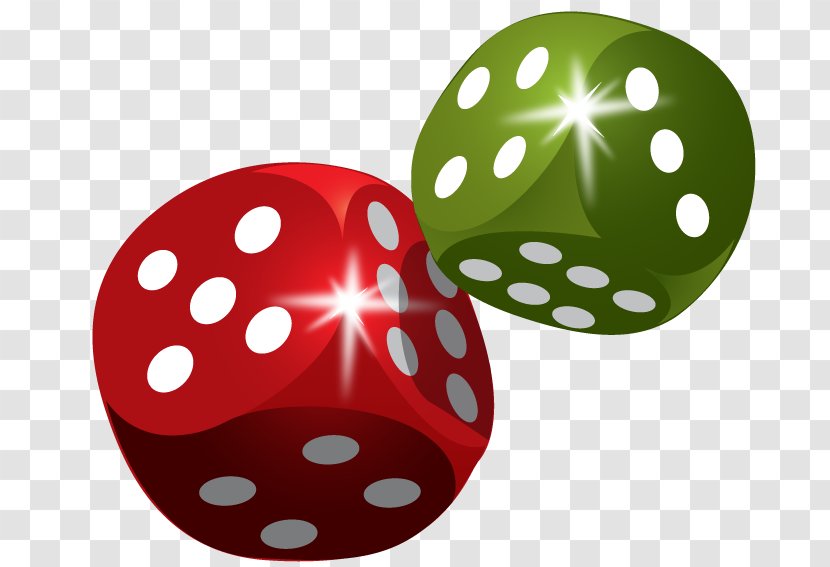 Dice Set Gambling Euclidean Vector - Heart - Two Transparent PNG