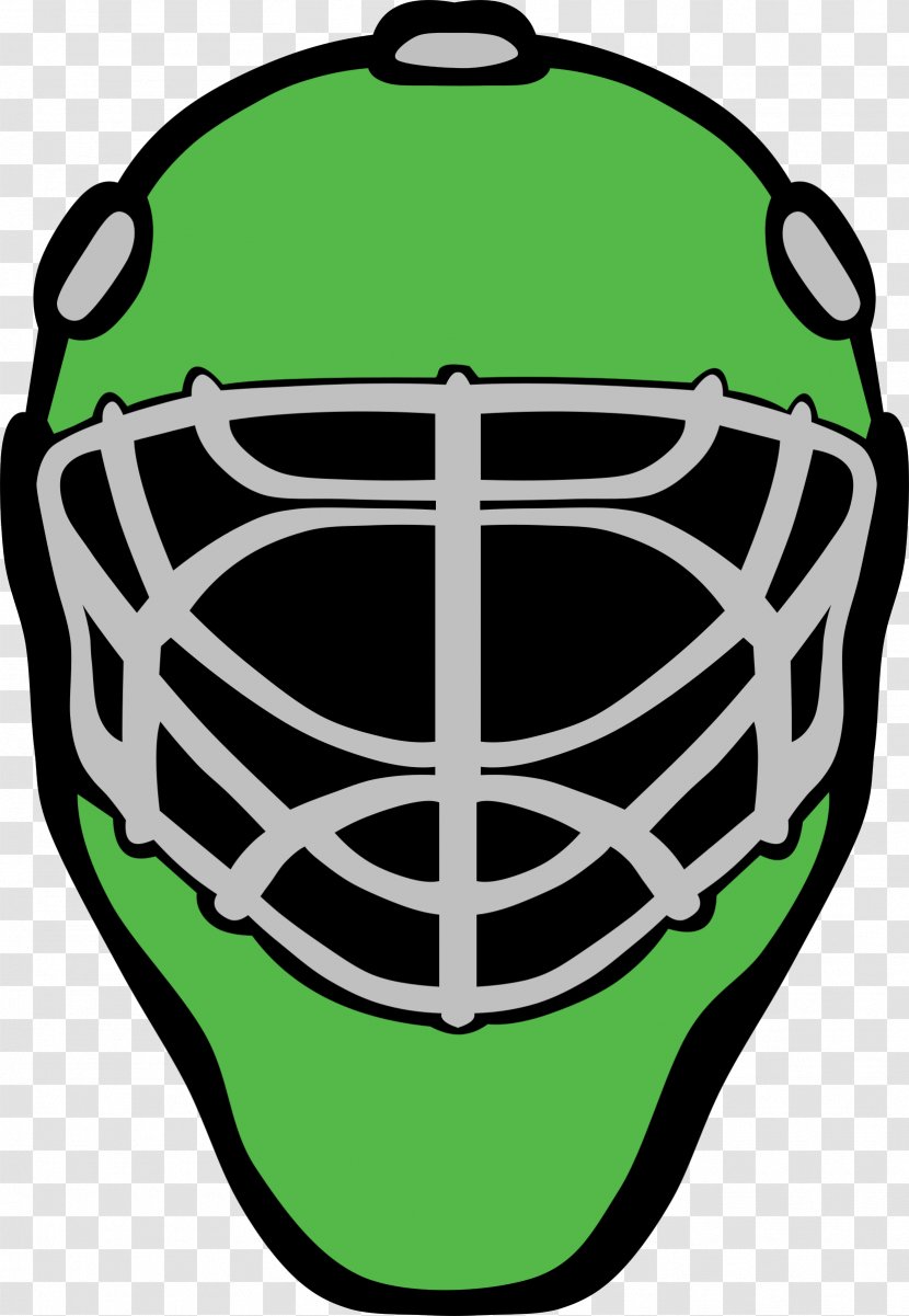 Goaltender Mask Hockey Clip Art - Personal Protective Equipment Transparent PNG