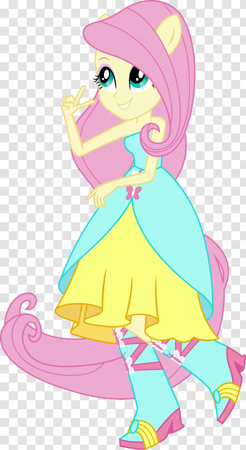 Fluttershy Pinkie Pie Rarity Rainbow Dash Pony - Tree - Dress Transparent PNG