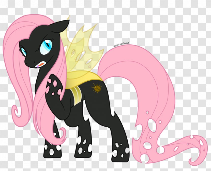 Fluttershy Pony Pinkie Pie Rainbow Dash Twilight Sparkle - Cat Transparent PNG