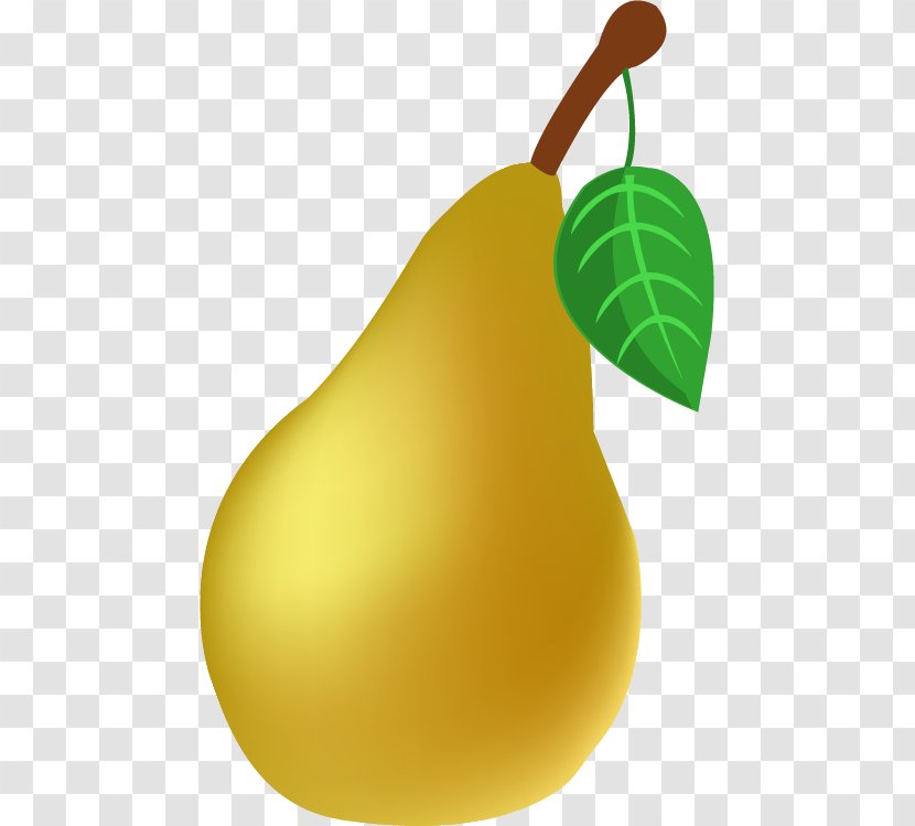 Fruit Free European Pear - Plant - Cartoon,pear Transparent PNG