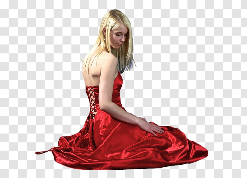 Cocktail Dress Satin Gown Photo Shoot - Silhouette Transparent PNG