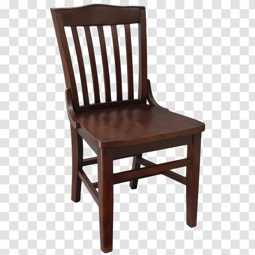 Table Chair Bar Stool Seat Furniture - Ladderback - Mahogany Transparent PNG
