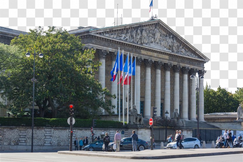 Palais Bourbon Icon - Travel - National Assembly Paris Transparent PNG