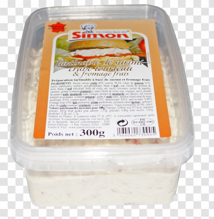 Animal Fat Beyaz Peynir Cuisine - Surimi Transparent PNG