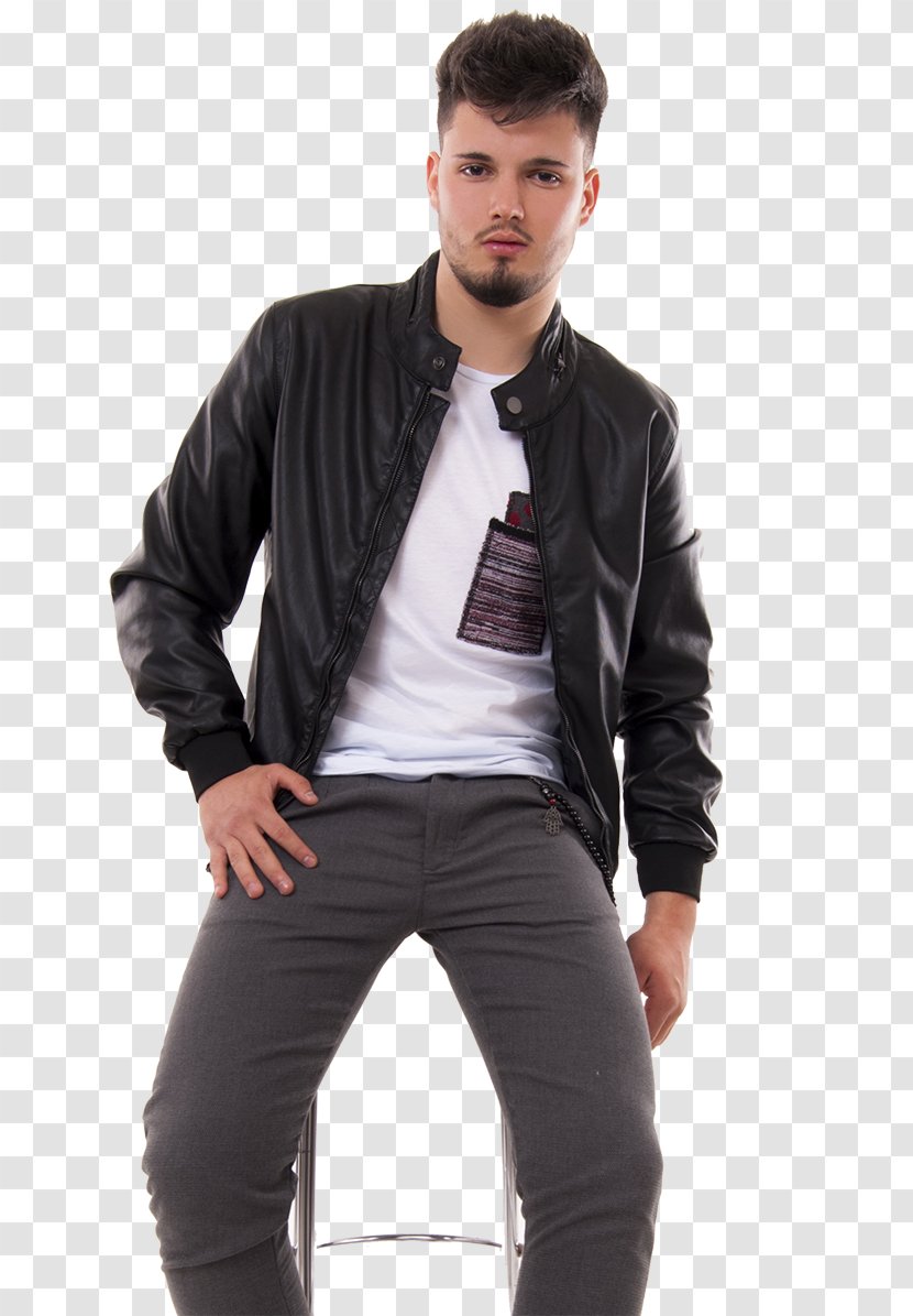 Leather Jacket Clothing T-shirt Jeans Sleeve - Stx It20 Risk5rv Nr Eo Transparent PNG