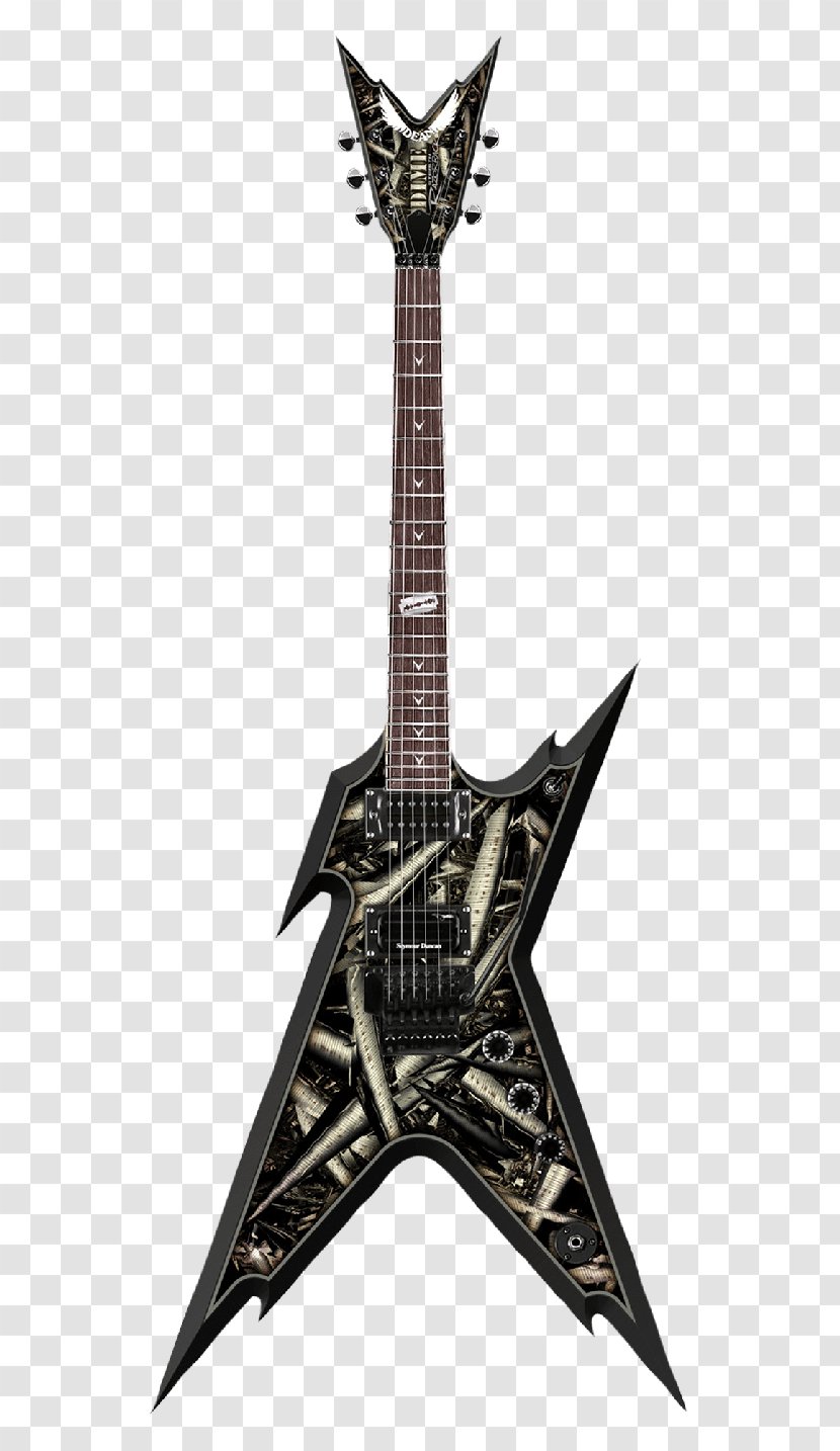 Dean Razorback Dimebag RAZR Series Electric Guitar Guitars Cemetery Gates - Razr Transparent PNG