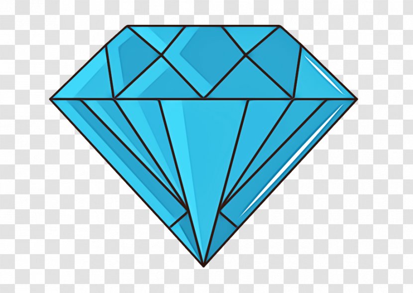 Diamond Background - Aqua - Triangle Symmetry Transparent PNG