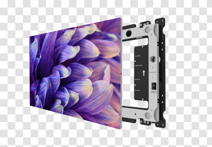 Video Wall Planar Systems Leyard Dot Pitch Display Device Transparent PNG