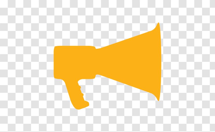 Megaphone - Orange - Symbol Transparent PNG