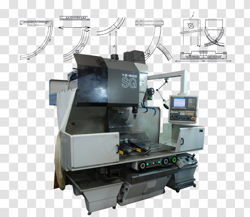 Machine Tool Milling Cutter マシニングセンタ - Daniels Equipment Co Inc Transparent PNG