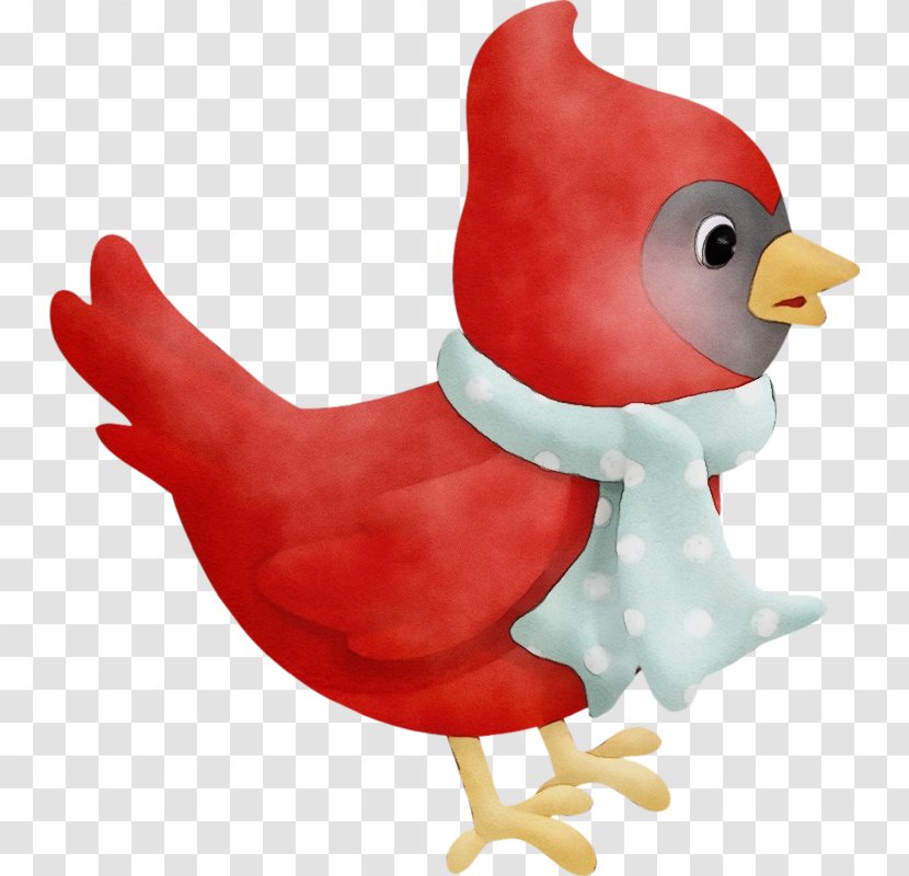 Bird Beak Chicken Rooster Perching - Cardinal - Songbird Animal Figure Transparent PNG