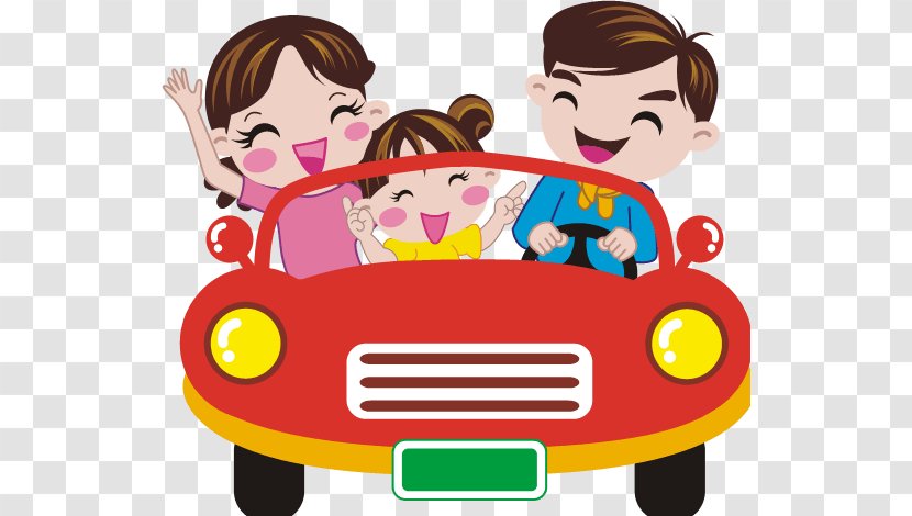 Family Car Driving Clip Art Transparent PNG