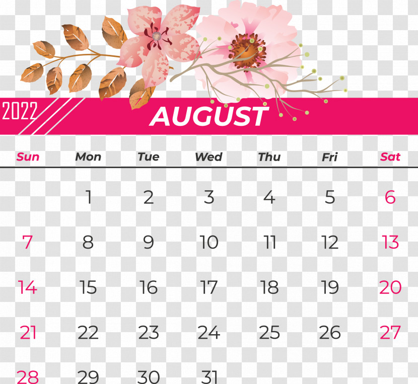 Calendar Cartoon Drawing Flower Line Transparent PNG