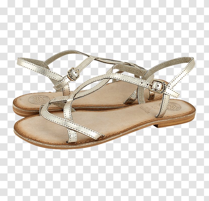Slide Sandal Shoe Beige Walking Transparent PNG