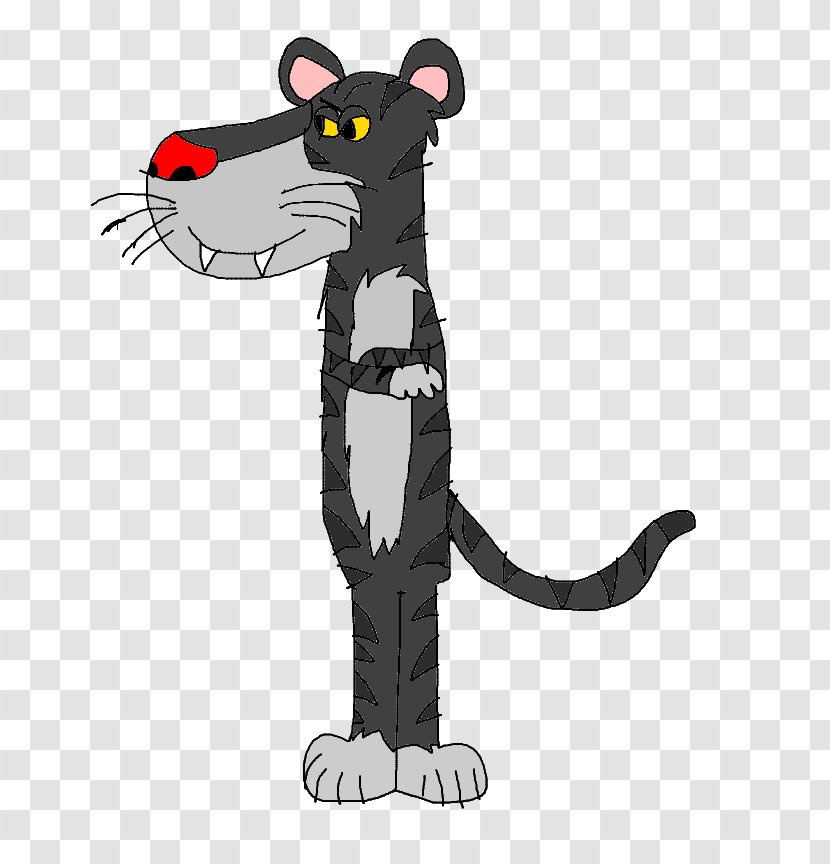 Big Cat Tail Cartoon Character - Mammal Transparent PNG