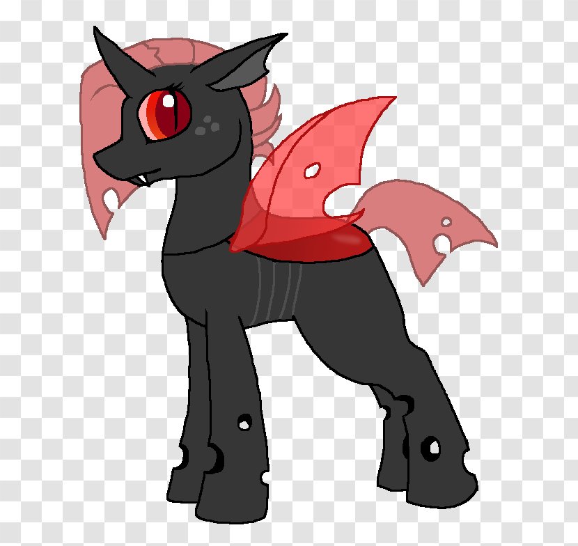 Pony Horse Cat Demon Dog - Vertebrate Transparent PNG