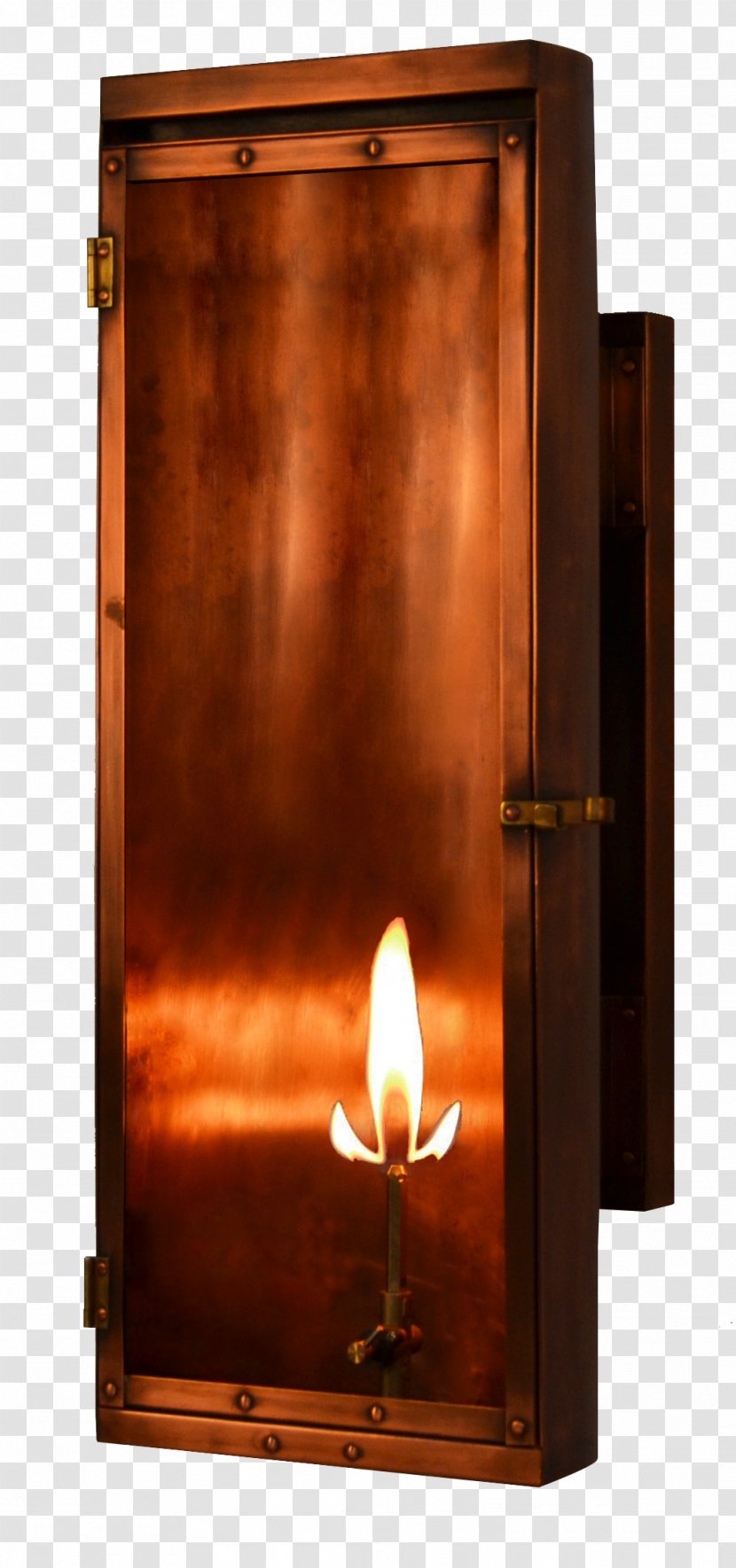 Lamp Lantern Light Fixture Coppersmith Sconce - Copper Transparent PNG