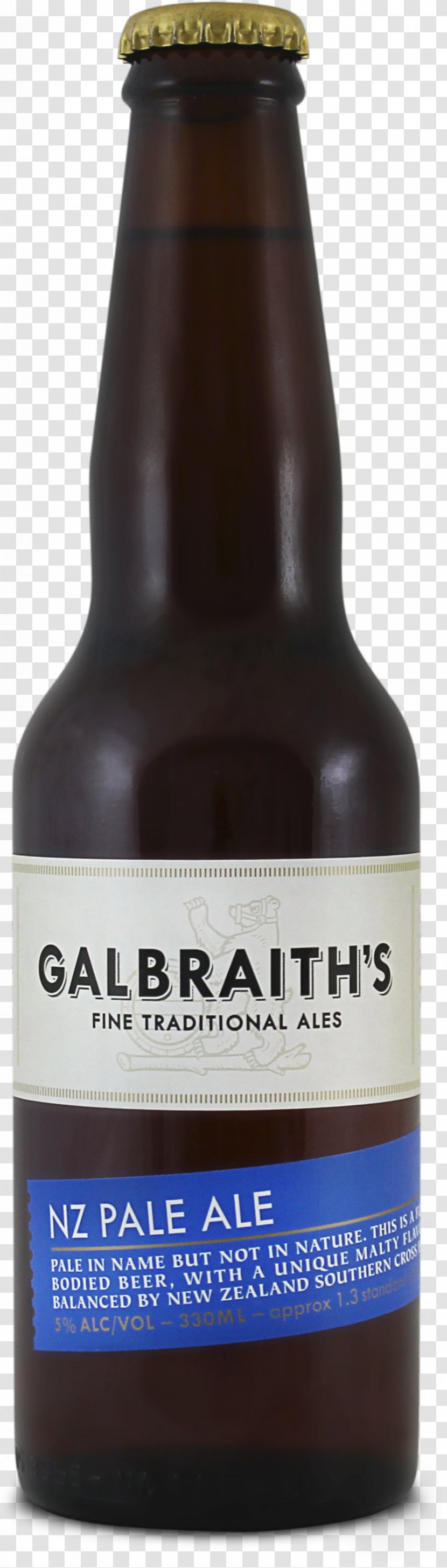 Galbraiths NZ Pale Ale (6 Pack) (330ml) Beer Lager Transparent PNG