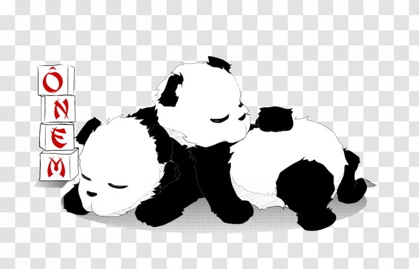 Giant Panda Red Coloring Book Bear Cuteness - Mammal Transparent PNG