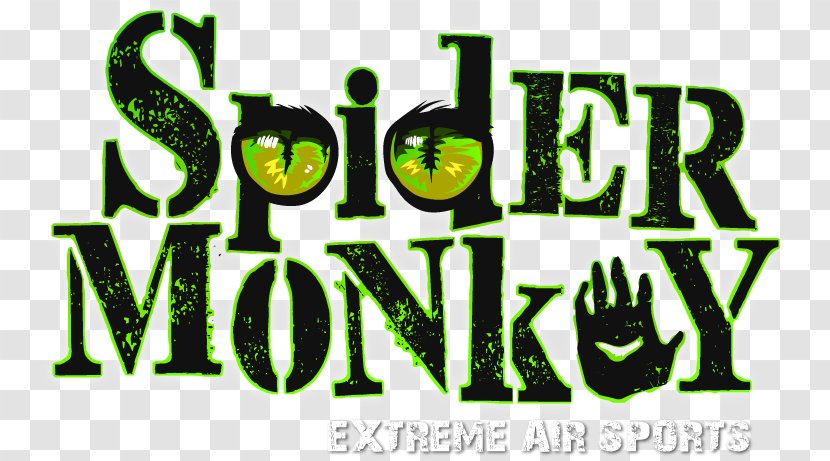 Spider Monkey Extreme Airsports Logo South Abilene Street Font - Brand Transparent PNG