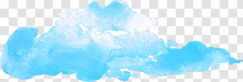 Aqua Blue Cloud Sky Turquoise Transparent PNG