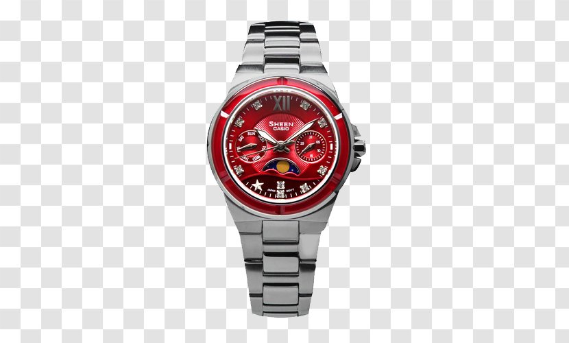 Swatch Casio Quartz Clock Strap - Fashion Accessory - Watches Diamond Female Watch Transparent PNG