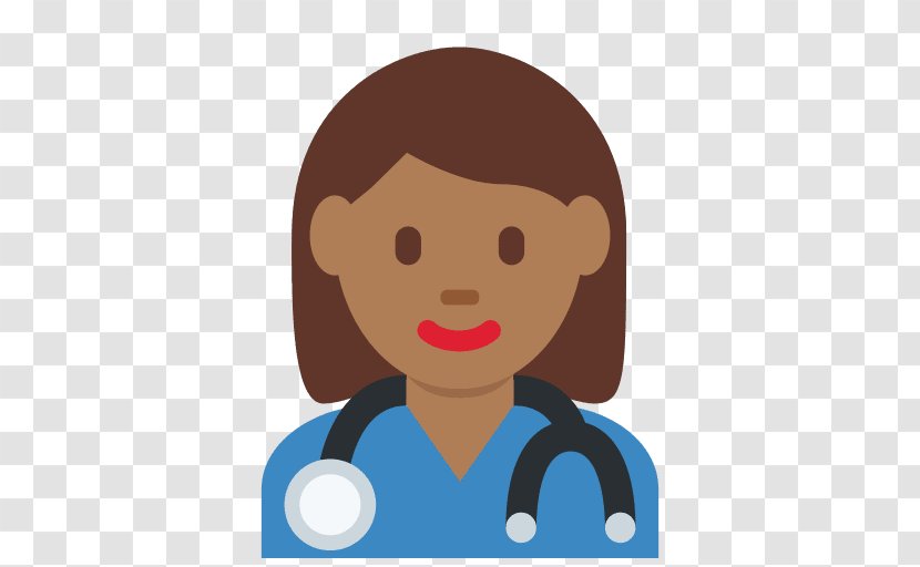 Police Emoji - Teacher - Smile Brown Hair Transparent PNG