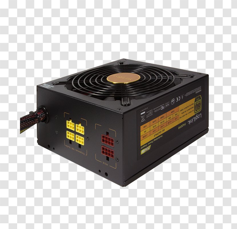 Power Converters Supply Unit 80 Plus AC Adapter Computer - Fan Control Transparent PNG