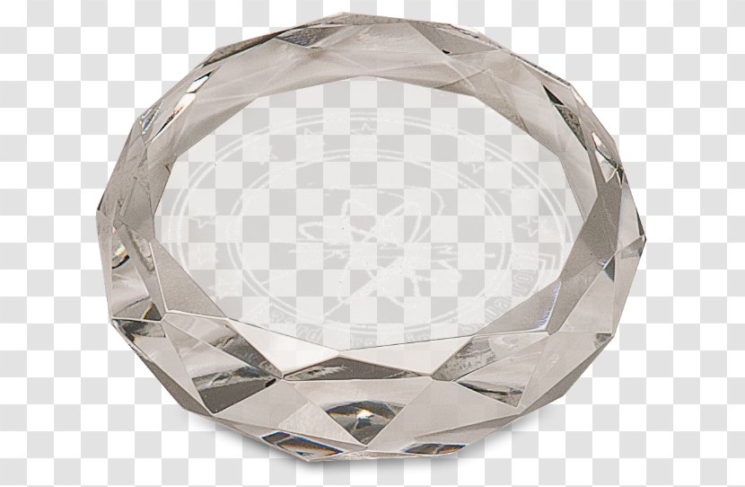 Paperweight Facet Crystal Lead Glass - Commemorative Plaque Transparent PNG