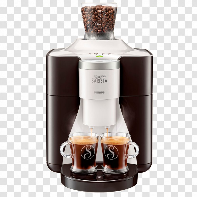 Coffeemaker Espresso Senseo Single-serve Coffee Container - Small Appliance - Shading Beans Transparent PNG