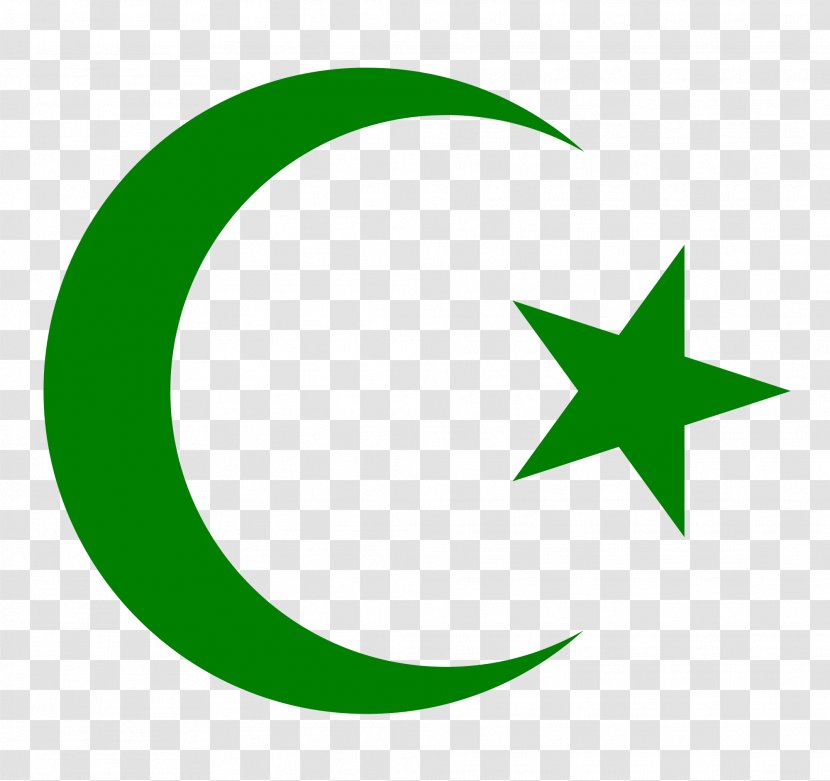 Star And Crescent Symbols Of Islam - Leaf - Islamic Transparent PNG