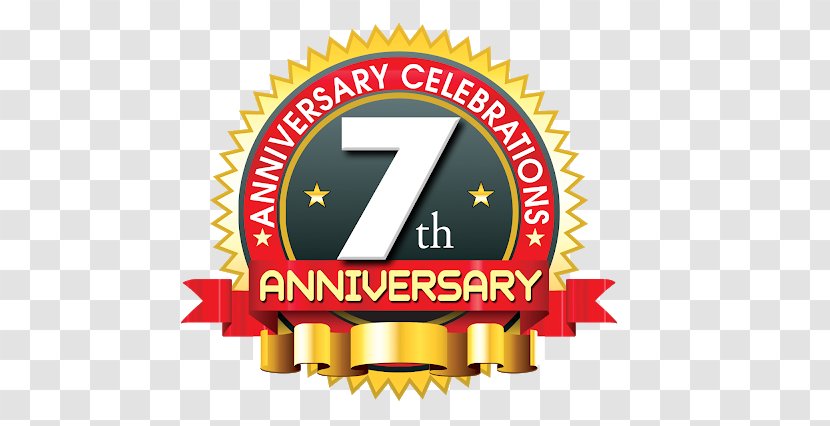 Wedding Anniversary Logo Party - Gift - Celebrating 3 Years Transparent PNG