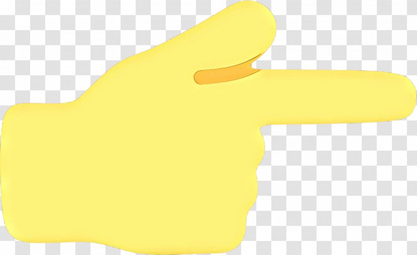 Thumb Yellow - Hand - Finger Transparent PNG