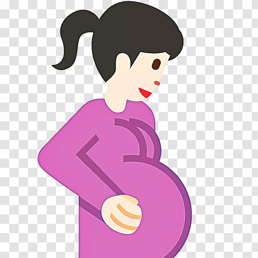 Hair Cartoon - Pregnancy - Neck Finger Transparent PNG