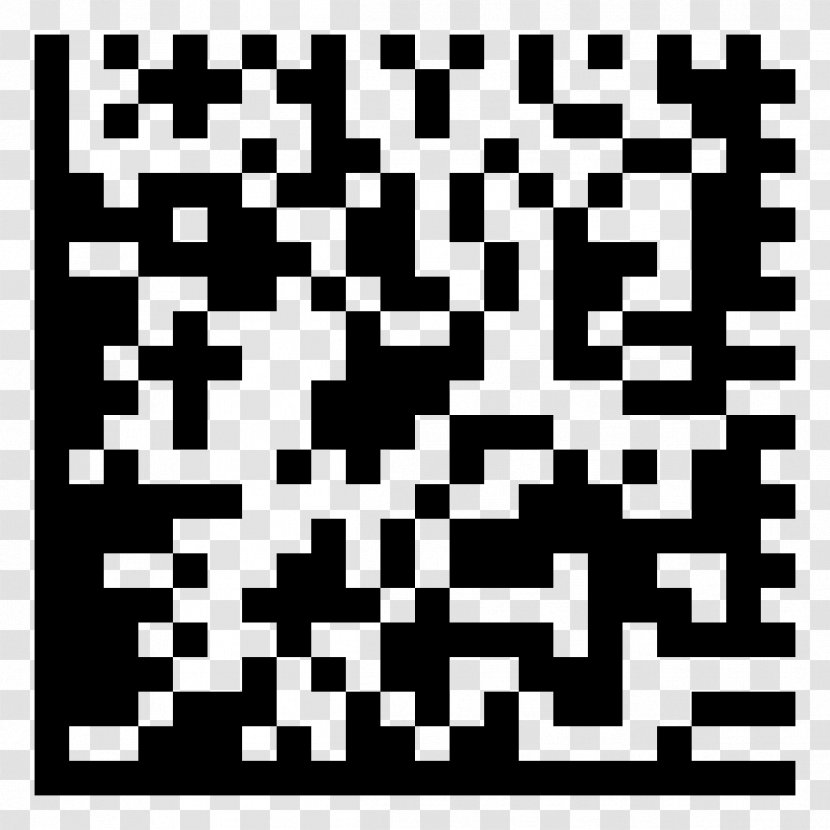 Data Matrix Barcode 2D-Code Aztec Code - Text Transparent PNG