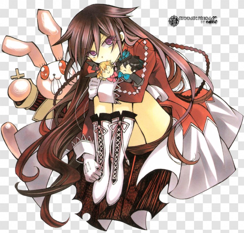 Pandora Hearts B-Rabbit Alice Baskerville DeviantArt - Watercolor - Bloodstained Bandage Transparent PNG